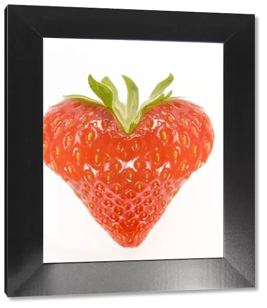 Strawberry - heart shaped Digitally manipulated image