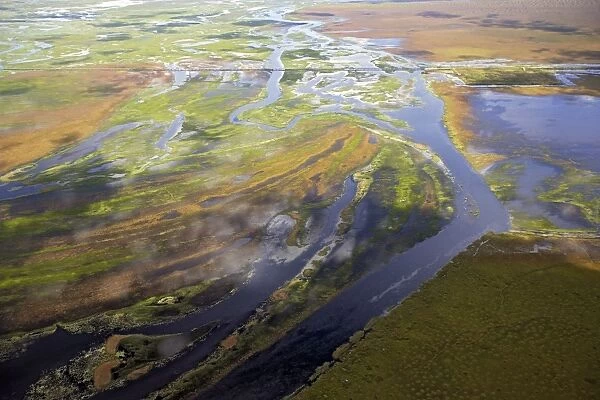 Bangweuleu marshes - aerial. Zambia