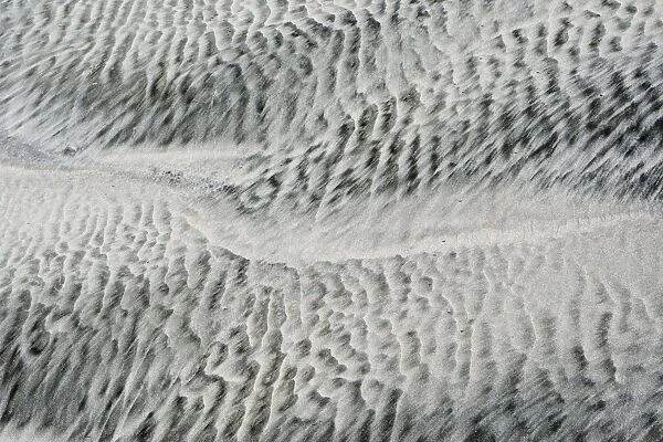 Sand Patterns - on beach - San Ignacio Lagoon - Baja California - Mexico
