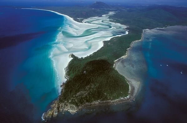 Whitehaven Beach Whitsunday Group, Great Barrier Reef Marine Park (World Heritage Area), Queensland, Australia JPF34502