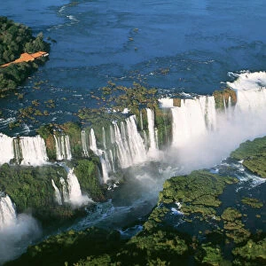 Agentina / Brazil - Iguazu Falls aerial view