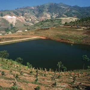 Deforestation - destruction of tropical forests - North Thailand