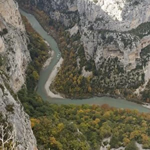 Gorge du Verdon, Provence-Alpes, in autumn