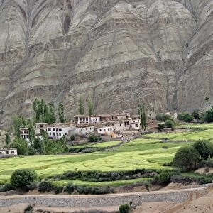 Ladakh village in Indus valley, India