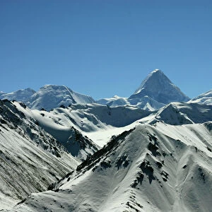 Tienschan mountain with Khan Tengri peak, Kazakhstan