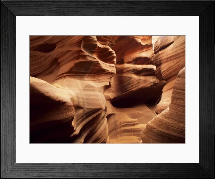 Framed Print : USA - sandstone formation Slot Canyon, Arizona, USA AW02844 Framed Print : USA - sandstone formation Slot Canyon, Arizona, USA AW02844