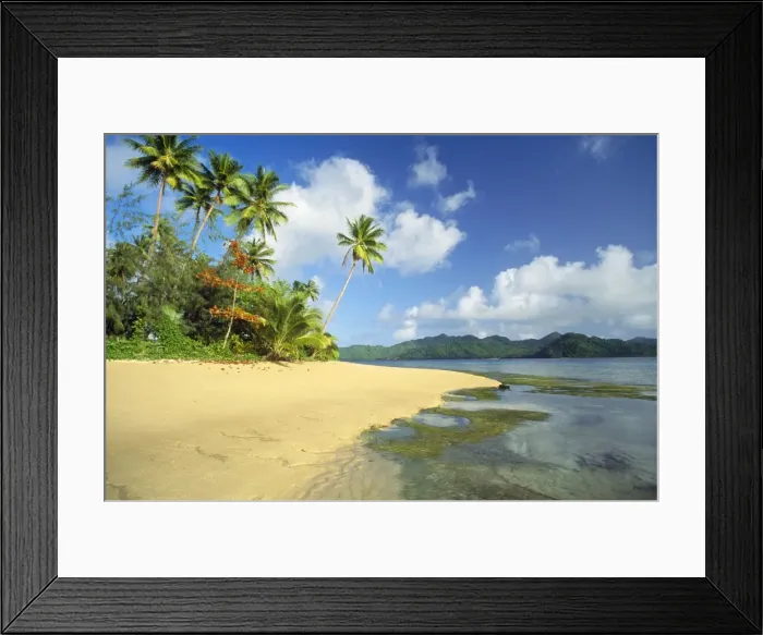 Framed Print : Fiji Matangi Island Framed Print : Fiji Matangi Island