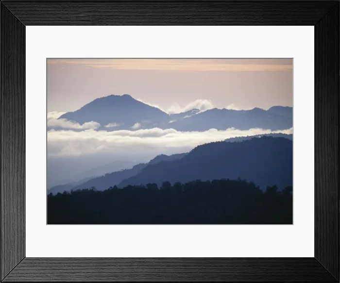 Framed Print : Western Sepik Torricelli Mountain range from Mt Somoro - Papua New Guinea Framed Print : Western Sepik Torricelli Mountain range from Mt Somoro - Papua New Guinea