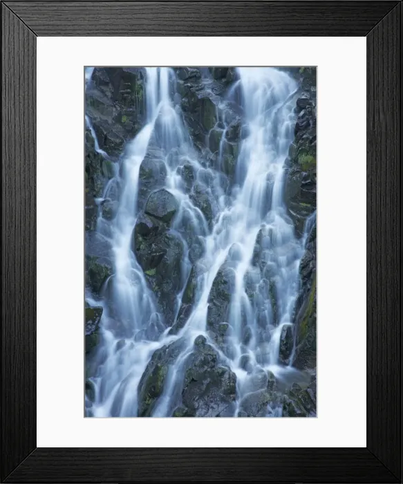 Framed Print : Myrtle Falls. Mount Rainier National Park, Washington State, USA LA001441 Framed Print : Myrtle Falls. Mount Rainier National Park, Washington State, USA LA001441