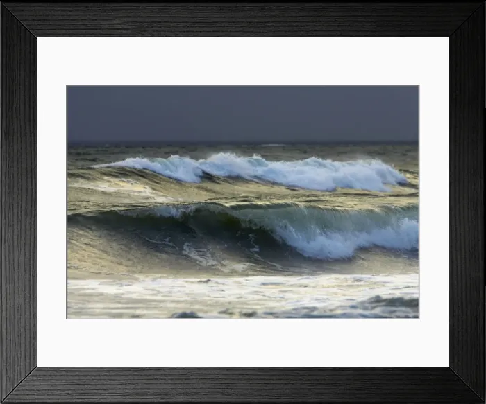 Framed Print : Waves breaking on Rialto Beach Olympic National Park, Washington State, USA LA001520 Framed Print : Waves breaking on Rialto Beach Olympic National Park, Washington State, USA LA001520