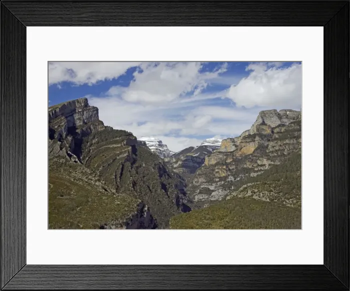 Framed Print : Limestone Hills of the Pyrenees Habitat of the Lammergeier Spain LA002516 Framed Print : Limestone Hills of the Pyrenees Habitat of the Lammergeier Spain LA002516