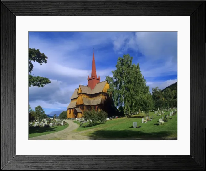 Framed Print : Stavechurch of Ringebu with graveyard in early autumn Ringebu, Gudbrandsdalen, Oppland, Norway Framed Print : Stavechurch of Ringebu with graveyard in early autumn Ringebu, Gudbrandsdalen, Oppland, Norway