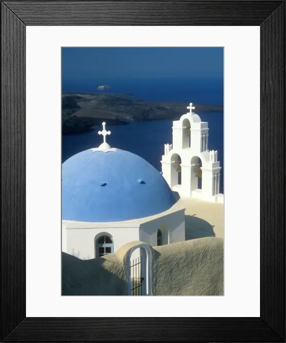 Framed Print : Greece Santorini Island Framed Print : Greece Santorini Island