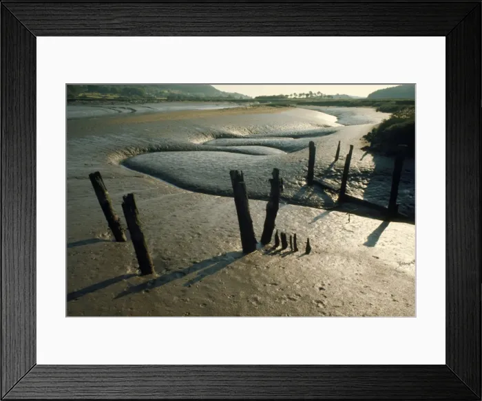 Framed Print : Estuary - mudflats Framed Print : Estuary - mudflats