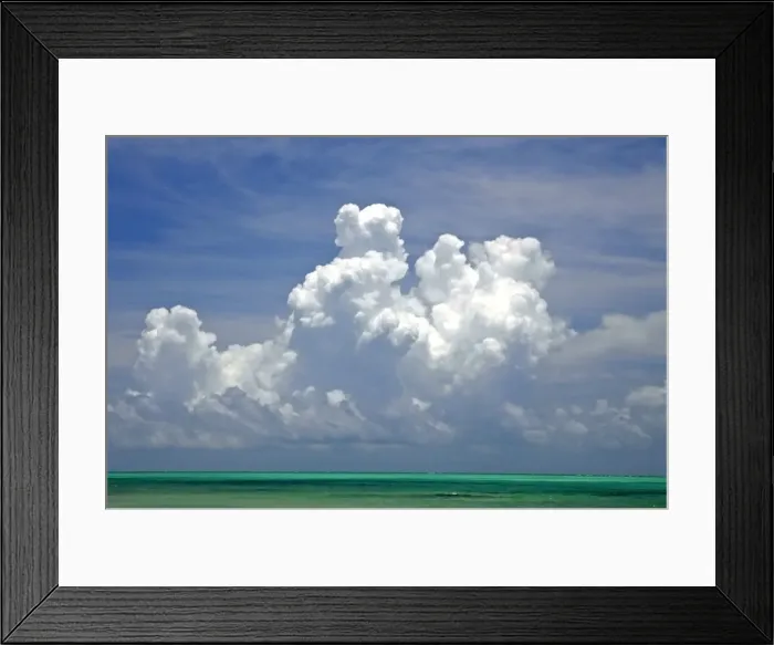 Framed Print : Cumulonimbus clouds and thunderstorm approaching beach at Grand Bahama Island, Bahamas Framed Print : Cumulonimbus clouds and thunderstorm approaching beach at Grand Bahama Island, Bahamas