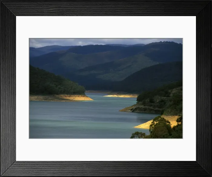 Framed Print : Australia - Upper Yarra Reservoir dam, part of Melbourne's water catchment Victoria DPB00409 Framed Print : Australia - Upper Yarra Reservoir dam, part of Melbourne's water catchment Victoria DPB00409