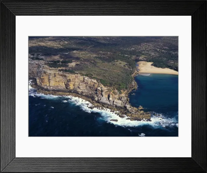 Framed Print : Australia - aerial of Providence Cove Wattamolla, Royal National Park, south of Sydney, New South Wales, BJG01556 Framed Print : Australia - aerial of Providence Cove Wattamolla, Royal National Park, south of Sydney, New South Wales, BJG01556