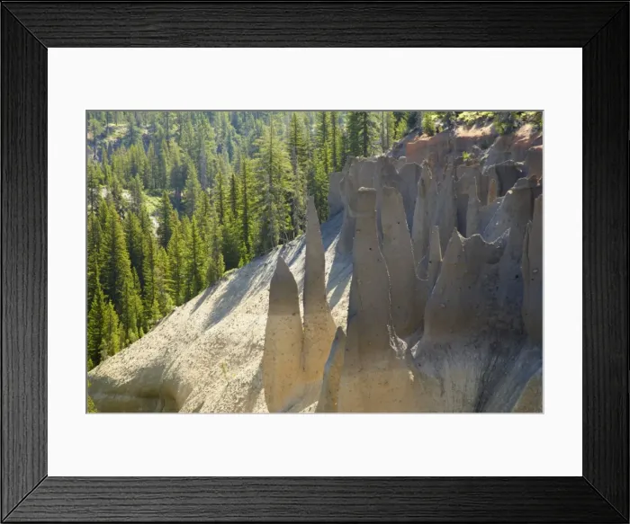 Framed Print : The Pinnacles Crater Lake National Park Oregon, USA LA000700 Framed Print : The Pinnacles Crater Lake National Park Oregon, USA LA000700