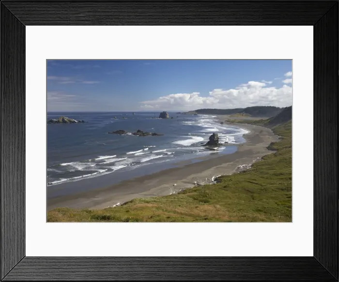 Framed Print : Cape Blanco Oregon Coast USA LA000857 Framed Print : Cape Blanco Oregon Coast USA LA000857