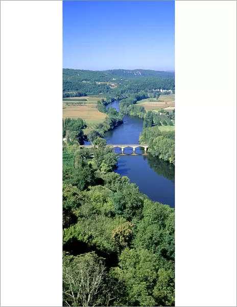 River Dordogne, France - Mear Sarlat Sweetcorn Fields