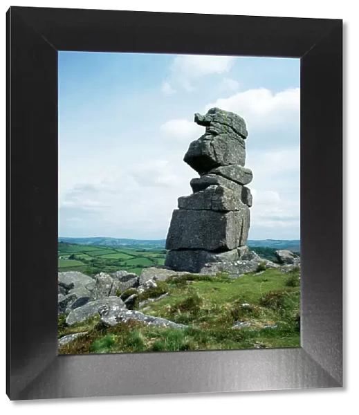 United Kingdom Weathered granite. Bowerman's Nose, Dartmoor, Devon