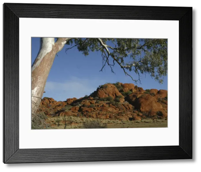 Framed Print : Granite formations The Red Centre Central Australia. West of Marla, northern South Australia Framed Print : Granite formations The Red Centre Central Australia. West of Marla, northern South Australia