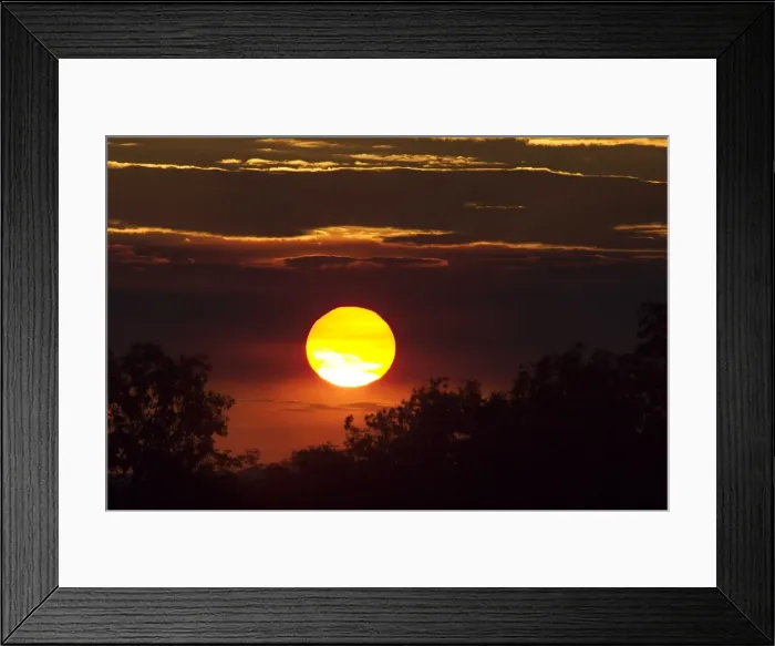 Framed Print : Sunset Near Edith Falls, Northern Territory, Australia Framed Print : Sunset Near Edith Falls, Northern Territory, Australia