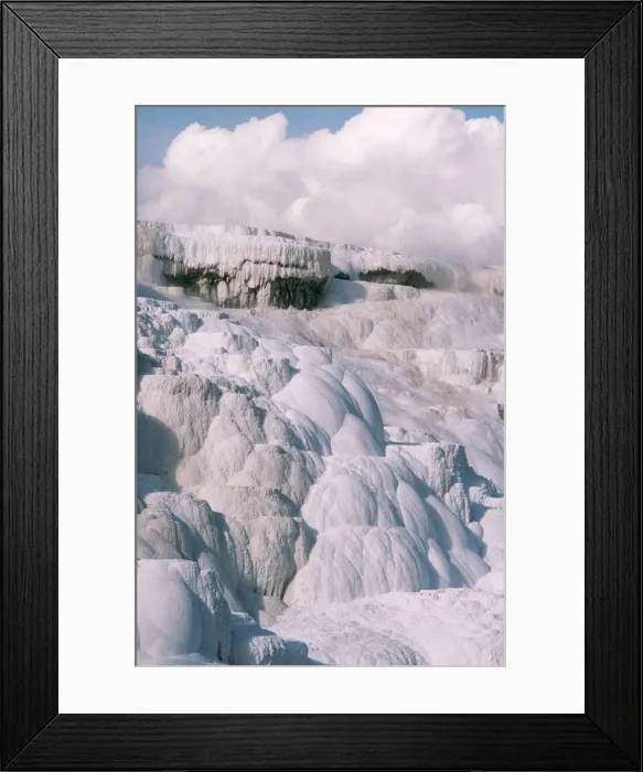 Framed Print : USA Travertine Limestone deposits. Sulphur hot springs, Yellowstone National Park, Wyoming Framed Print : USA Travertine Limestone deposits. Sulphur hot springs, Yellowstone National Park, Wyoming