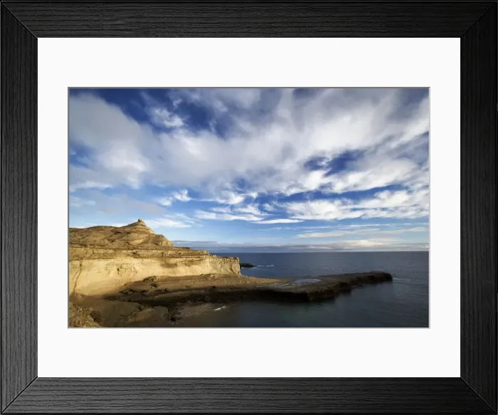 Framed Print : Argentina - Province Chubut, Patagonia: Punta Piramide on the Valdes Peninsula, and Golfo Nuevo (New Gulf) From June to November, Southern Right Whales reside in this Gulf Framed Print : Argentina - Province Chubut, Patagonia: Punta Piramide on the Valdes Peninsula, and Golfo Nuevo (New Gulf) From June to November, Southern Right Whales reside in this Gulf