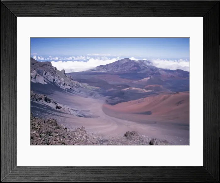 Framed Print : Hawaii - Crater if the Sun, Haleakala, Maui Framed Print : Hawaii - Crater if the Sun, Haleakala, Maui