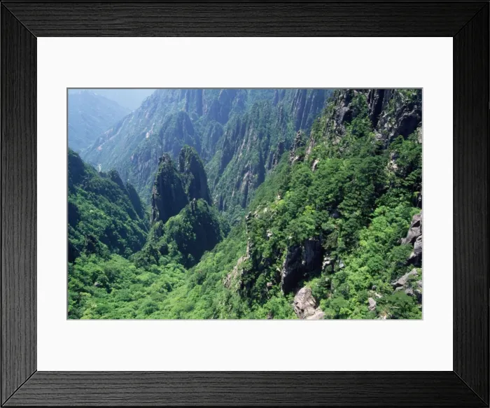 Framed Print : China Mount Huangshan, The Yellow Mountains Anhui Province. World Heritage listing Framed Print : China Mount Huangshan, The Yellow Mountains Anhui Province. World Heritage listing