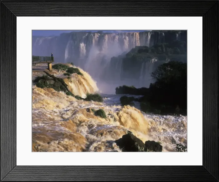 Framed Print : Iguazu Waterfalls - Brazil Framed Print : Iguazu Waterfalls - Brazil