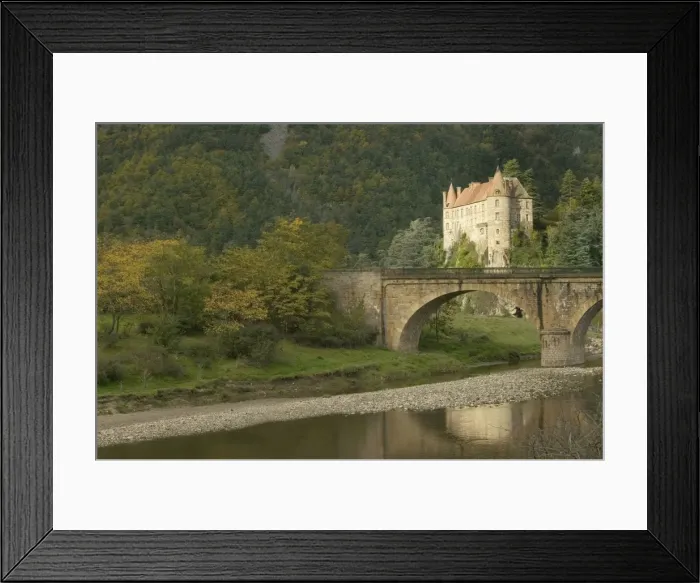 Framed Print : France - Chateau de Lamotte Polignac, Loire Valley Framed Print : France - Chateau de Lamotte Polignac, Loire Valley