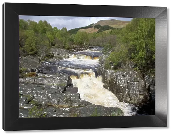 Blackwater Falls at Blackwater River near Garve, Ross and Cromarty Scotland
