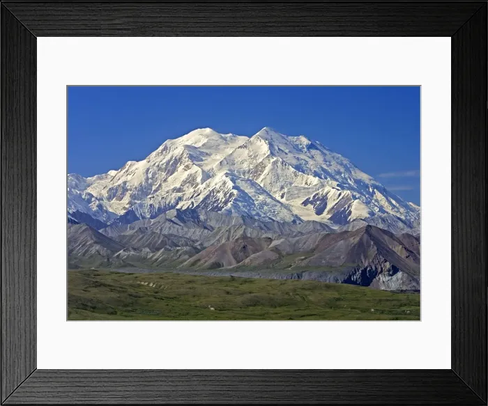 Framed Print : Mt. McKinley (Denali), Denali National Park, Alaska, North America. Early morning Framed Print : Mt. McKinley (Denali), Denali National Park, Alaska, North America. Early morning