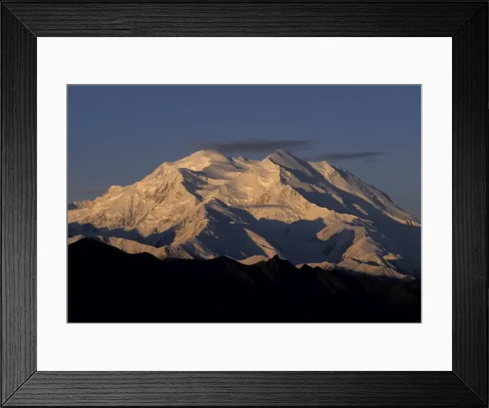 Framed Print : Mt. McKinley (Denali), Denali National Park, Alaska, North America. Early morning, September Framed Print : Mt. McKinley (Denali), Denali National Park, Alaska, North America. Early morning, September