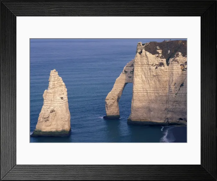 Framed Print : Chalk Cliff Etretat's cliff, Normandy. France Framed Print : Chalk Cliff Etretat's cliff, Normandy. France