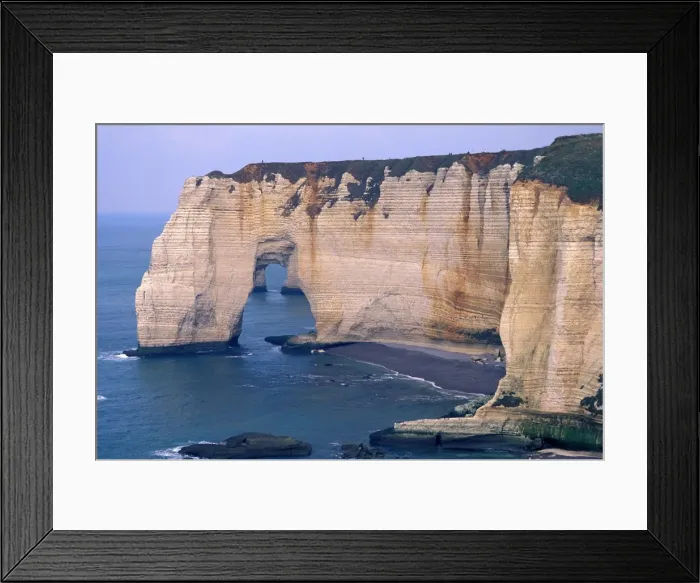 Framed Print : Chalk Cliff Etretat's cliff Normandy, France Framed Print : Chalk Cliff Etretat's cliff Normandy, France