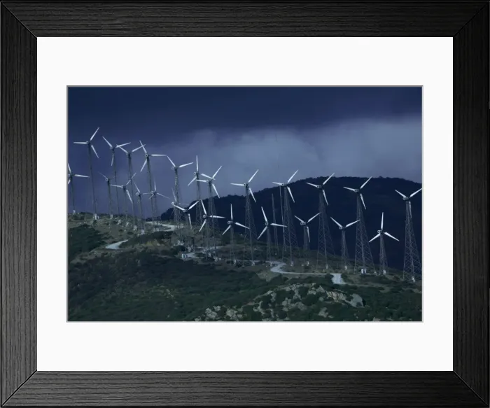 Framed Print : Wind Turbines, Andalucia, Spain Framed Print : Wind Turbines, Andalucia, Spain