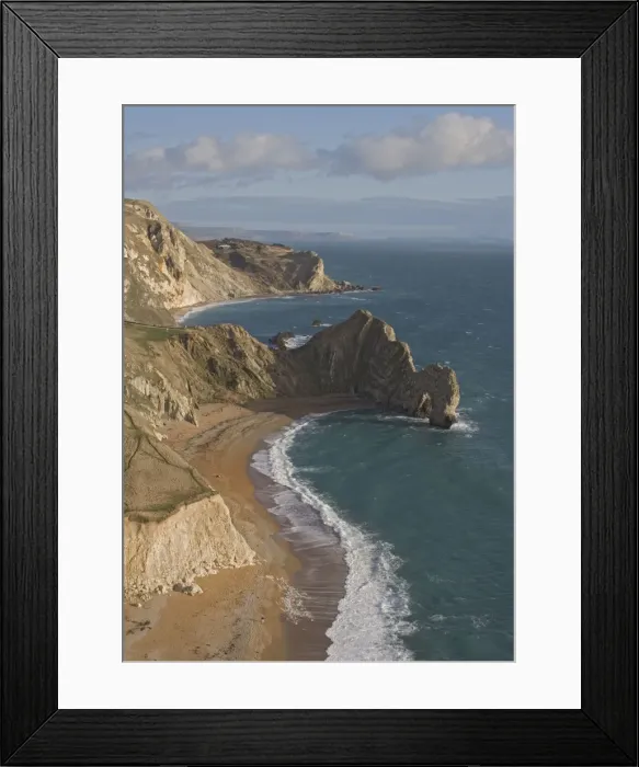 Framed Print : Dorset World Heritage coast, just west of Lulworth. Chalk cliffs Framed Print : Dorset World Heritage coast, just west of Lulworth. Chalk cliffs