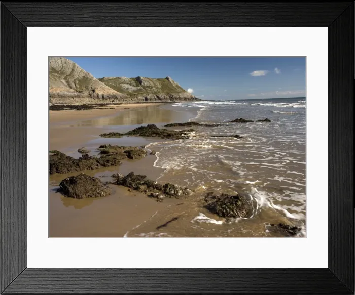Framed Print : South Gower coast near Southgate Framed Print : South Gower coast near Southgate