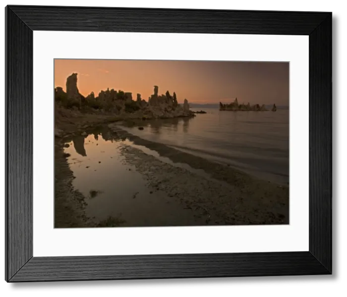 Framed Print : Mono Lake - at 6400 feet. Famous for its tufa pinnacles, threat from Los Angeles water supply, and its birds. Sunset. East side of Sierra Nevada near Lee Vining, USA Framed Print : Mono Lake - at 6400 feet. Famous for its tufa pinnacles, threat from Los Angeles water supply, and its birds. Sunset. East side of Sierra Nevada near Lee Vining, USA