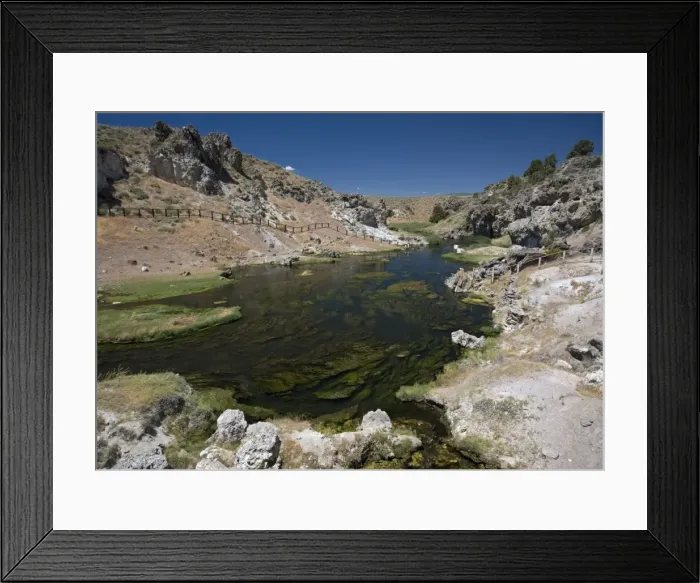 Framed Print : Hot Creek Geological site -part of Owens River. Hot springs. North of Bishop, Sierra Nevada Framed Print : Hot Creek Geological site -part of Owens River. Hot springs. North of Bishop, Sierra Nevada