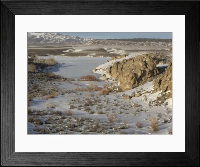 Framed Print : Crowley Lake Reservoir East side of Sierra Nevada at c. 7000ft Framed Print : Crowley Lake Reservoir East side of Sierra Nevada at c. 7000ft