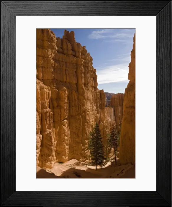 Framed Print : Bryce Canyon: Sandstone cliffs below Sunset Point Framed Print : Bryce Canyon: Sandstone cliffs below Sunset Point
