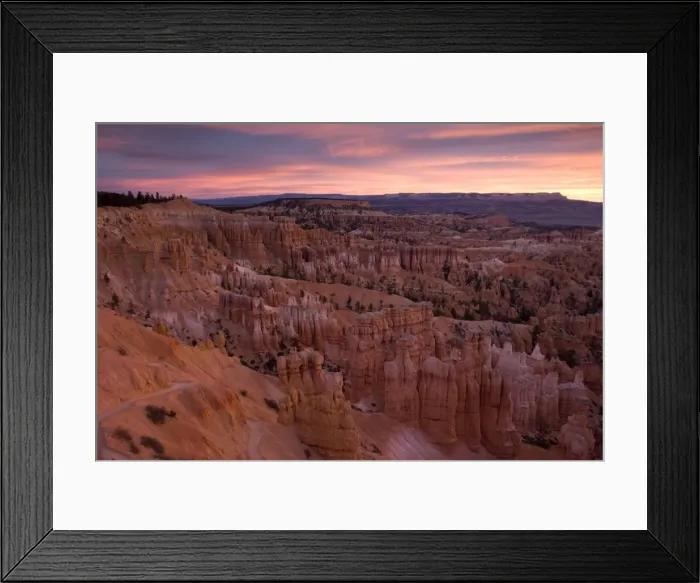 Framed Print : Bryce Canyon: Dawn view from Sunset Point Framed Print : Bryce Canyon: Dawn view from Sunset Point