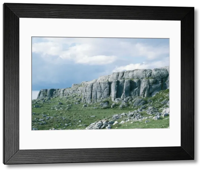 Framed Print : Ireland - The Burren: Carboniferous Limestone Cliffs Co. Clare Framed Print : Ireland - The Burren: Carboniferous Limestone Cliffs Co. Clare