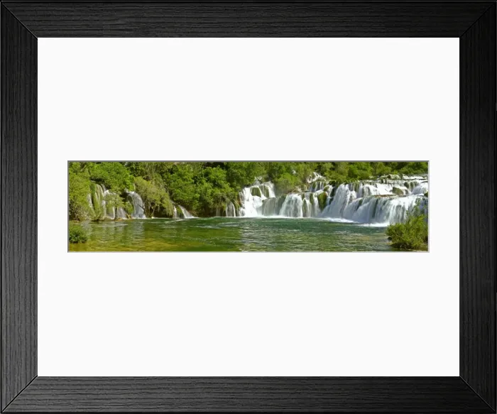 Framed Print : Krka waterfall panoramic view of lowest step of skradinski buk waterfall Krka National Park, Croatia Framed Print : Krka waterfall panoramic view of lowest step of skradinski buk waterfall Krka National Park, Croatia