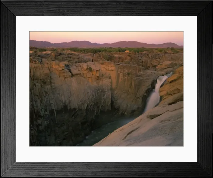Framed Print : Augrabis Falls orange river cascading down deep canyon Augrabis Falls National Park, Northern Cape Province, South Africa Framed Print : Augrabis Falls orange river cascading down deep canyon Augrabis Falls National Park, Northern Cape Province, South Africa