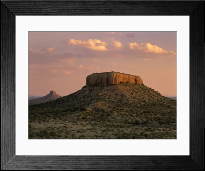 Framed Print : Ugab terraces rock plateaus and savannah in Ugab valley at sunset Ugab valley, Namibia, Africa Framed Print : Ugab terraces rock plateaus and savannah in Ugab valley at sunset Ugab valley, Namibia, Africa